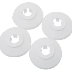 Toevoerbuizen & Hulpstukken|Kraanaccessoires > Sanivesk CV Buisrozet 15mm Wit 4 stuks