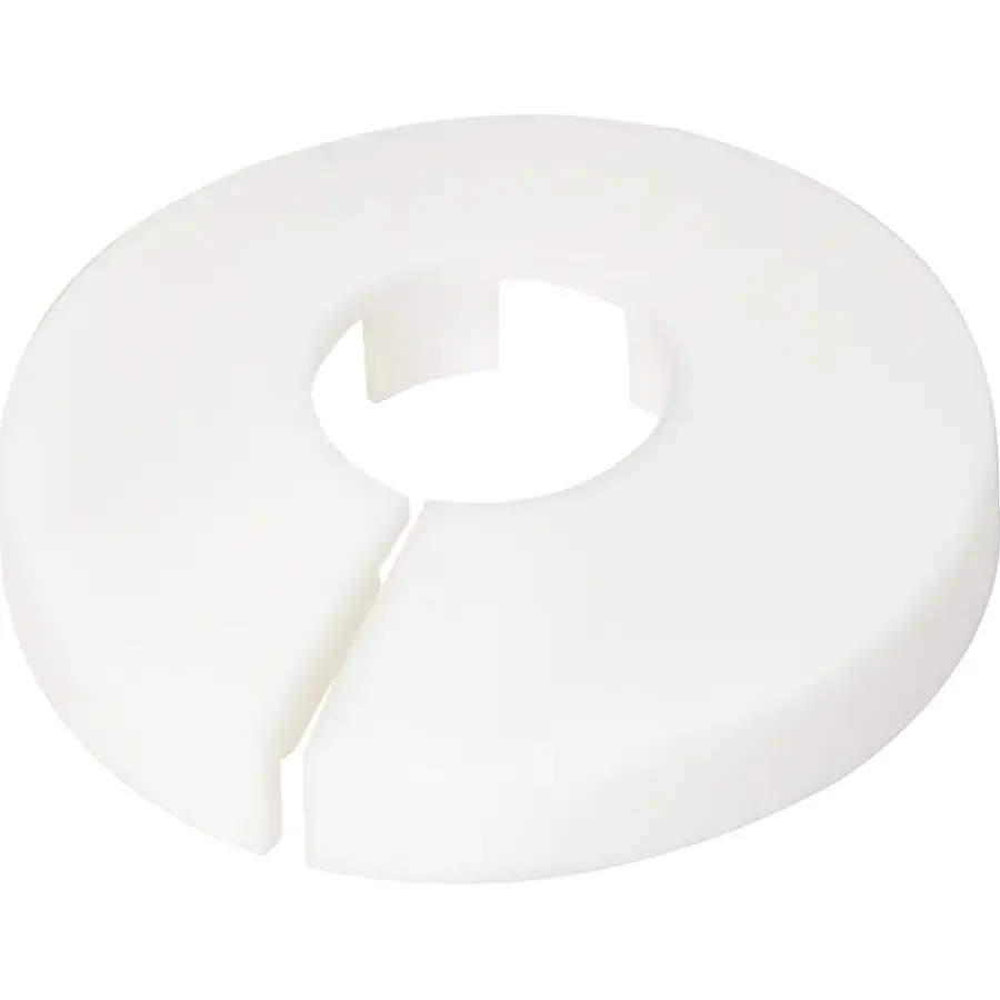 Toevoerbuizen & Hulpstukken|Kraanaccessoires > Sanivesk CV Buisrozet 16mm Wit 2 stuks