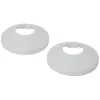 Toevoerbuizen & Hulpstukken|Kraanaccessoires > Sanivesk CV Buisrozet 20mm Wit 2 stuks
