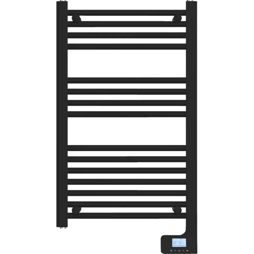 Sanivesk design radiator Lima elektrisch zwart 80 x 50 cm