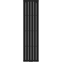 Sanivesk design radiator Negev zwart midden/onder aansluiting 180 x 45,2 cm