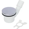 Afvoerbuizen & Hulpstukken > Sanivesk Douchebakafvoer 90mm Afvoer 40+50mm Wit