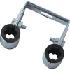 Toevoerbuizen & Hulpstukken|Kraanaccessoires > Sanivesk Dubbele CV Beugel + Inlage 22mm 2 stuks