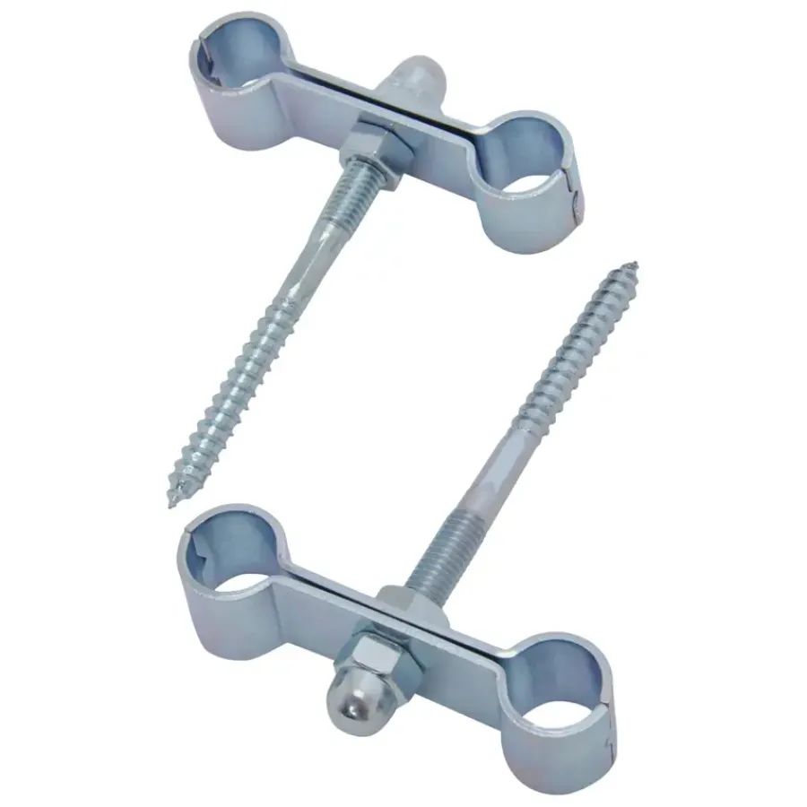 Toevoerbuizen & Hulpstukken|Kraanaccessoires > Sanivesk Dubbele CV Beugel + Pen 15mm 2 stuks