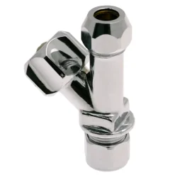 Sanitair Aansluitmateriaal > Sanivesk Hoekstopkraan Knel 10x12mm Chroom
