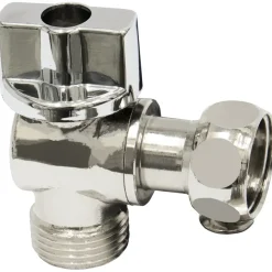 Sanitair Aansluitmateriaal > Sanivesk Hoekstopkraan Knel 3/8"Mx3/8"F Chroom