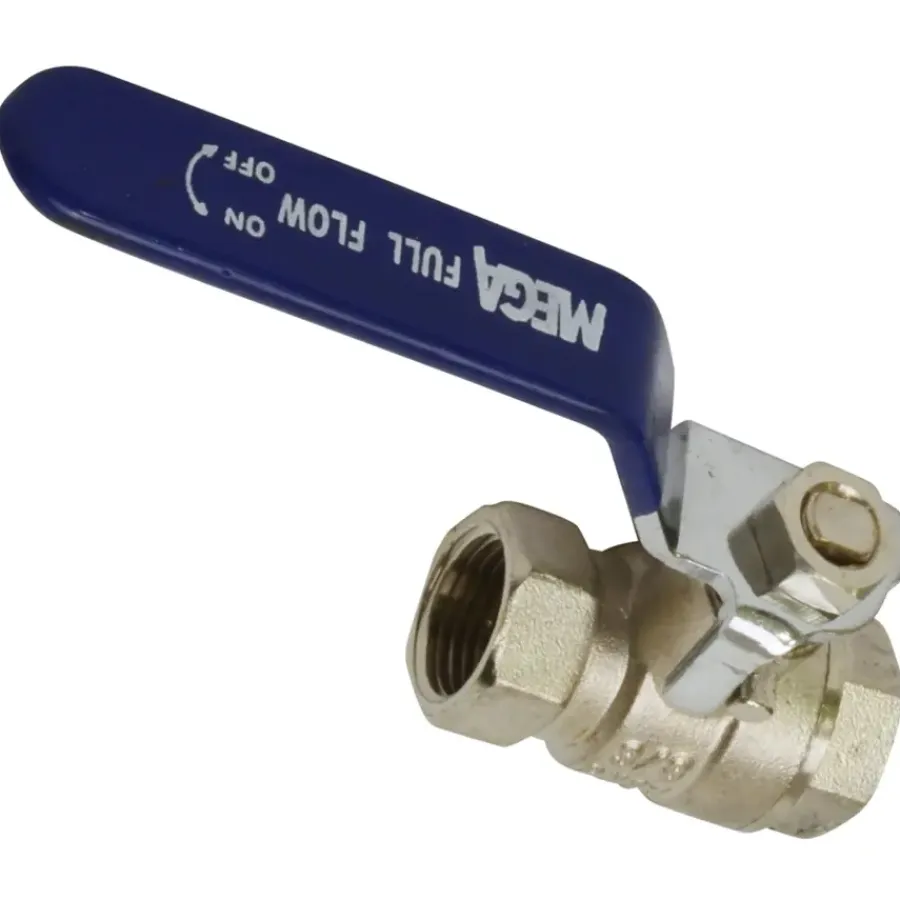 Sanitair Aansluitmateriaal > Sanivesk Kogelkraan Hendel 3/8"Fx3/8"F Chroom