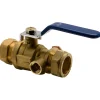 Sanitair Aansluitmateriaal > Sanivesk Kogelkraan Knel + Aftap 22x22mm