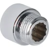 Sanitair Aansluitmateriaal > Sanivesk Kraanverlengstuk 1/2"Fx1/2"M L15mm Chroom