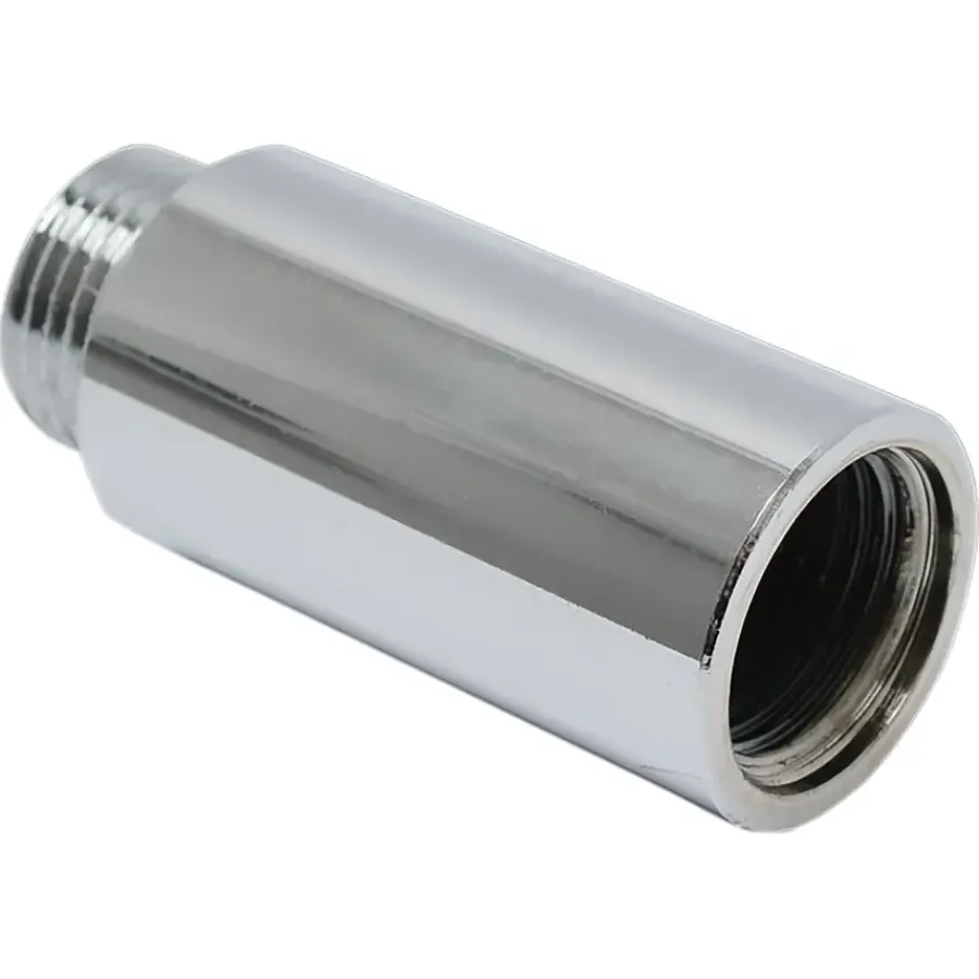 Sanitair Aansluitmateriaal > Sanivesk Kraanverlengstuk 1/2"Fx1/2"M L50mm Chroom