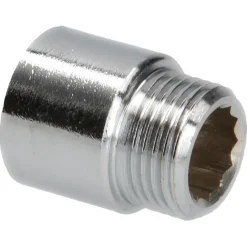 Sanitair Aansluitmateriaal > Sanivesk Kraanverlengstuk 3/8"Fx3/8"M L15mm Chroom