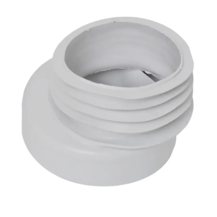 Sanitair Aansluitmateriaal|Toilet Onderdelen > Sanivesk Manchet Nr.7 100-110mm Excentrisch 20mm Wit