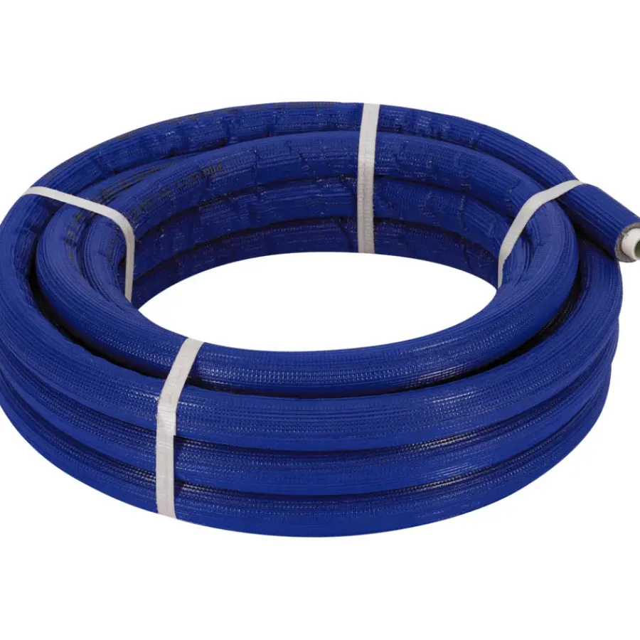 Toevoerbuizen & Hulpstukken > Sanivesk Meerlagenbuis Geïsoleerd Blauw Ø20mm 10m