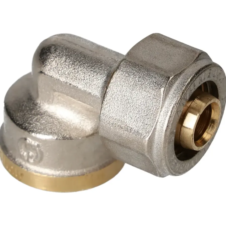 Sanitair Aansluitmateriaal > Sanivesk Meerlagen Knel Knie Overgang 16mmx1/2"F