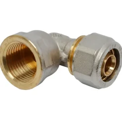 Sanitair Aansluitmateriaal > Sanivesk Meerlagen Knel Knie Overgang 20mmx3/4"F