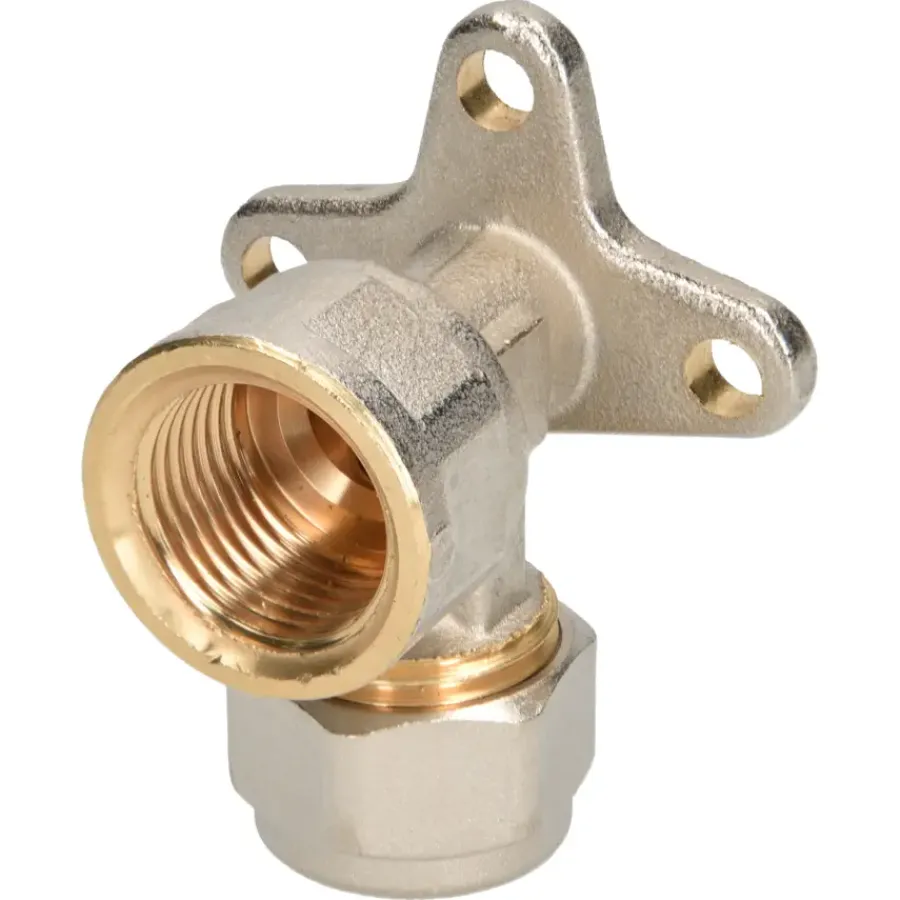 Sanitair Aansluitmateriaal > Sanivesk Meerlagen Knel Muurplaat 16mmx1/2"F 3 stuks