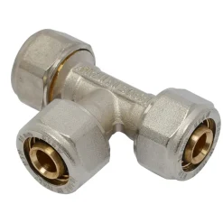 Sanitair Aansluitmateriaal > Sanivesk Meerlagen Knel T-Stuk 16x16x16mm