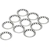 Sanitair Aansluitmateriaal > Sanivesk Meerlagen Push Borgring 16mm RVS 10 stuks