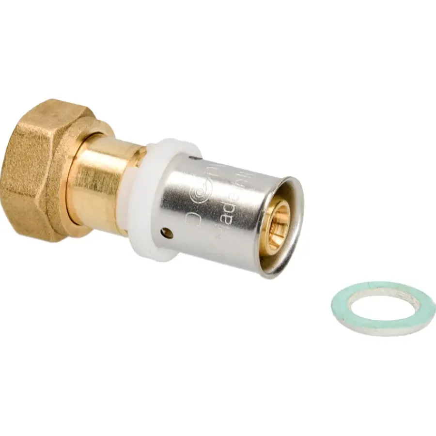Sanitair Aansluitmateriaal > Sanivesk Pers Recht Overgang 16mmx1/2"F Wartel
