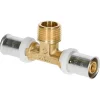 Sanitair Aansluitmateriaal > Sanivesk Pers T-stuk Overgang 16mmx1/2"Mx16mm