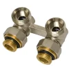 Sanivesk Radiator H-blok 1/2"x3/4" Haaks (+ koppelingen 16x2mm)