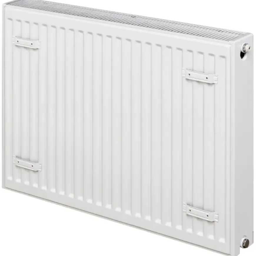 Sanivesk radiator Raya Plan Duo wit zij-aansluiting T22 60 x 80 cm