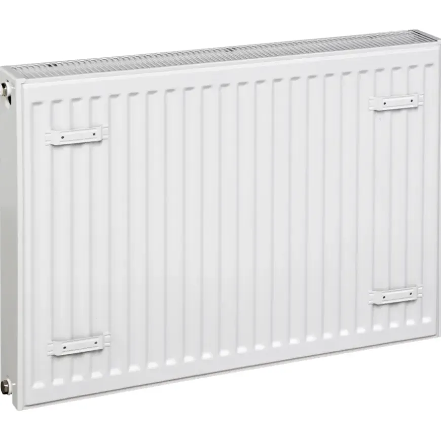Sanivesk radiator Raya Plan Duo wit zij-aansluiting T22 60 x 80 cm