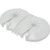 Toevoerbuizen & Hulpstukken|Kraanaccessoires > Sanivesk Rozet Dubbel 8-22mm Wit 2 stuks
