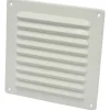 Sanivesk schoepenrooster aluminium wit 19,5x19,5 cm