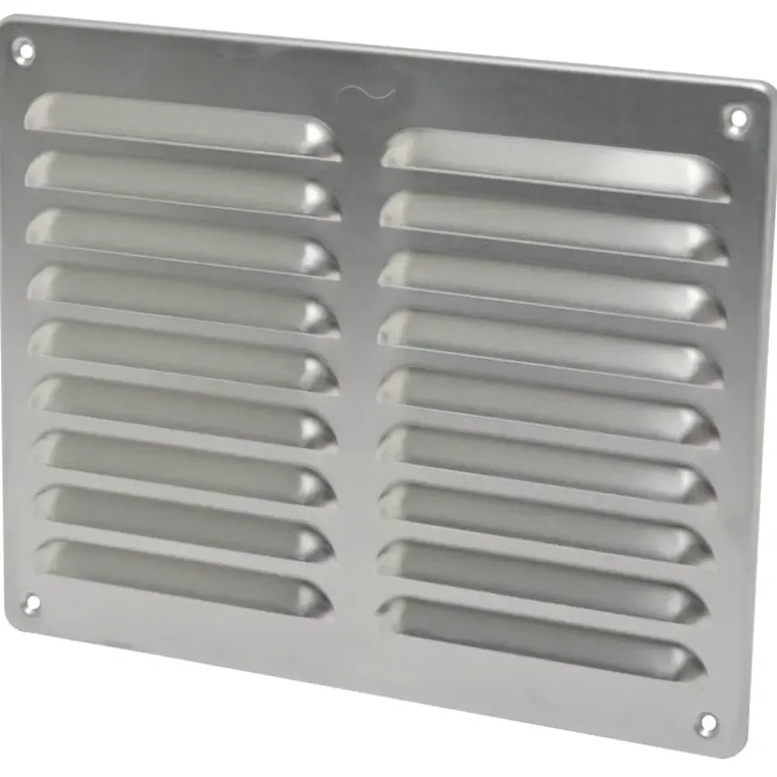 Sanivesk schoepenrooster aluminium brut 24,5x19,5 cm