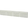 Sanivesk schoepenrooster aluminium wit 49,5x9 cm