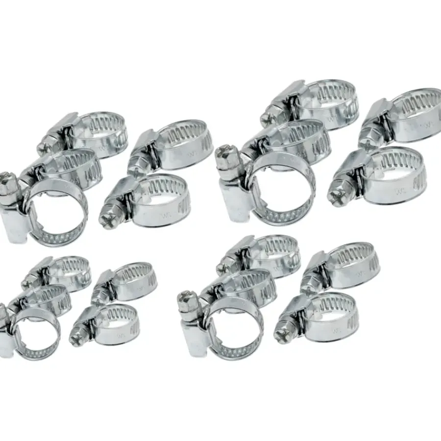 Toevoerbuizen & Hulpstukken > Sanivesk Slangklem 10-32mm 20 stuks