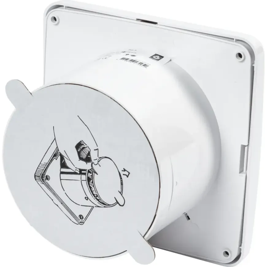 Sanivesk stille inbouwventilator Standaard wit Ø 125 mm