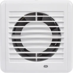 Sanivesk stille inbouwventilator Standaard met timer wit Ø 100 mm