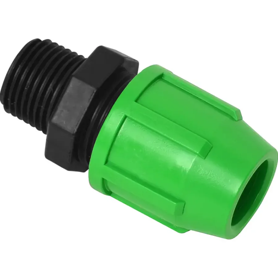 Sanitair Aansluitmateriaal > Sanivesk Tyleen Recht Overgang 16mmx1/2"M