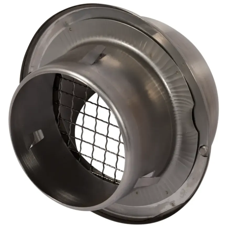 Sanivesk ventilatierooster bol RVS Ø150 mm