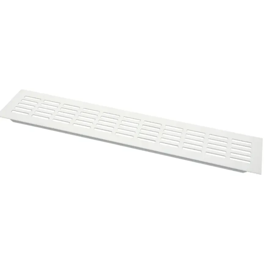 Sanivesk ventilatiestrip aluminium wit 40x8 cm