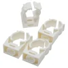 Toevoerbuizen & Hulpstukken|Kraanaccessoires > Sanivesk Zadel + Klikbevestiging 10-14mm Wit 4 stuks