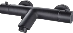 Santo thermostatische badkraan zwart