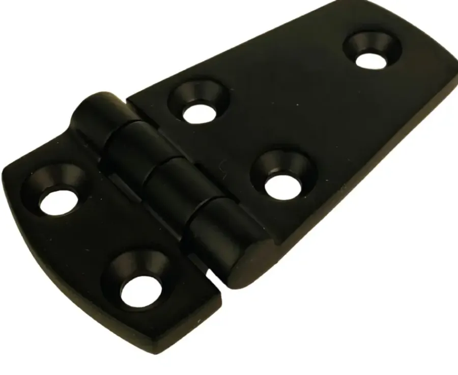 Scharnieren|Hekonderdelen > KPE Holland Scharnier 76/20x38x4mm RVS Zwart