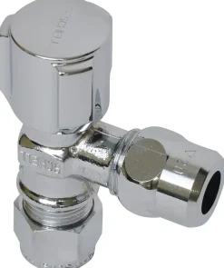 Sanitair Aansluitmateriaal > Schell Hoekstopkraan Knel 12x10mm Chroom KIWA