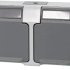 Buiten Schakelmateriaal|Opbouw Schakelmateriaal > Schneider Electric Aquastar spatwaterdicht geaard stopcontact dubbel horizontaal