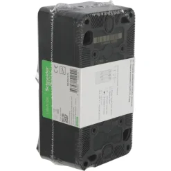 Buiten Schakelmateriaal|Opbouw Schakelmateriaal > Schneider Electric Mureva Styl wandcontactdoos 2-voudig verticaal IP55 antraciet