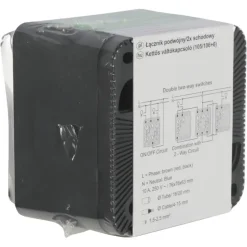 Schakelaars|Stopcontacten & Overige Contactdozen > Schneider Electric Mureva Styl serieschakelaar IP55 antraciet