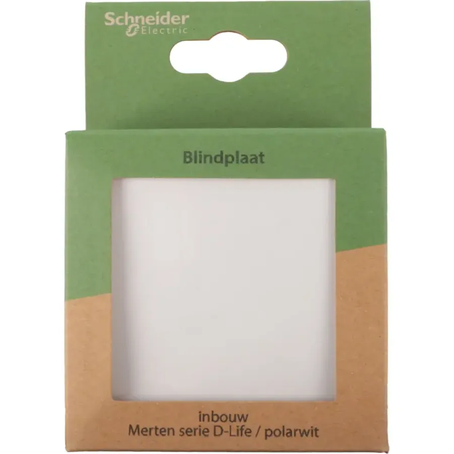 Afdekramen|Inbouw Schakelmateriaal > Schneider Electric Schneider Merten D-Life blindplaat wit