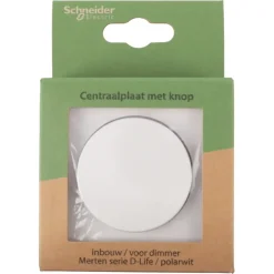 Dimmers|Inbouw Schakelmateriaal > Schneider Electric Schneider Merten D-Life centraalplaat dimmer wit