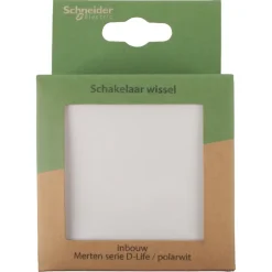 Schakelaars > Schneider Electric Schneider Merten D-Life inbouw wisselschakelaar wit