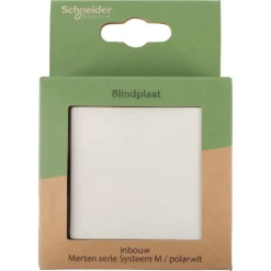 Afdekramen|Inbouw Schakelmateriaal > Schneider Electric Schneider Merten System-M Afdekplaat Polarwit