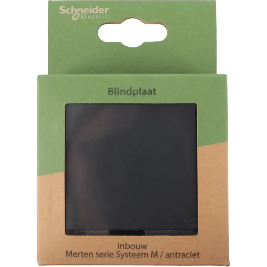 Afdekramen|Inbouw Schakelmateriaal > Schneider Electric Schneider Merten System-M Afdekplaat Antraciet