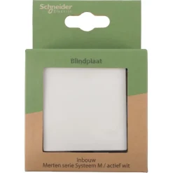 Afdekramen|Inbouw Schakelmateriaal > Schneider Electric Schneider Merten System-M Blindplaat Actief Wit